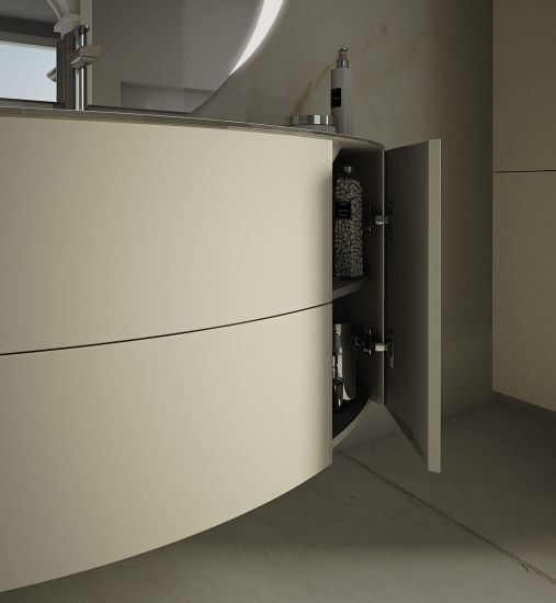 Тумба с раковиной Cezares Eden 120 grigio natura