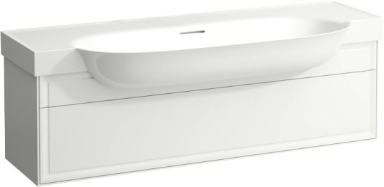 Тумба с раковиной Laufen The New Classic 4.0605.1.085.631.1 белая глянцевая