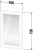 Зеркало Duravit White Tulip 45