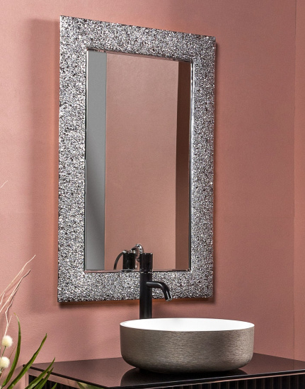 Зеркало Armadi Art NeoArt Aura 60 серебро с подсветкой