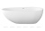 Ванна из искусственного камня Aquanet Miracle TC-S06B 170x85 см. глянцевая