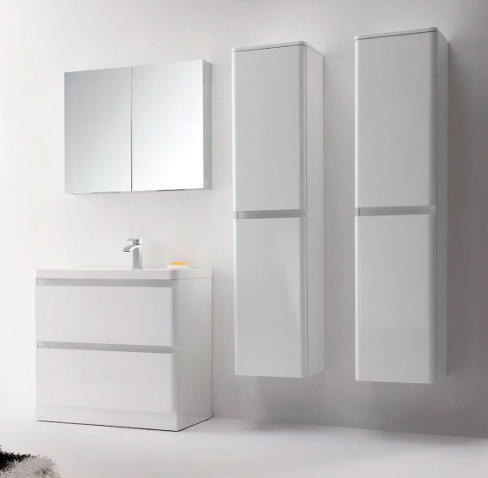 Тумба под раковину BelBagno Energia-N 80 bianco lucido напольная