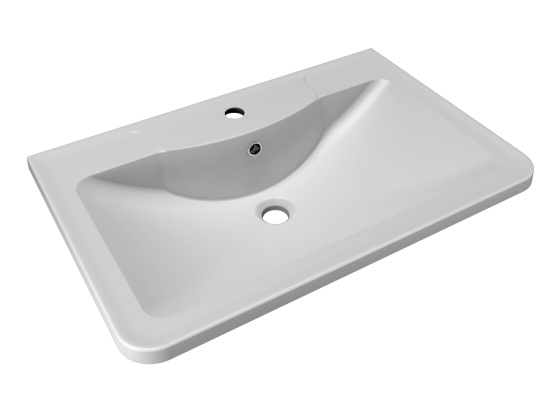 Тумба с раковиной Style Line Атлантика 70 Люкс антискрейч, Plus подвесная