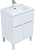 Тумба с раковиной Aquanet Алвита new 60 напольная, белая матовая, с дверками и ящиком