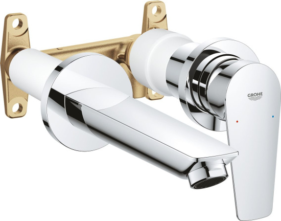 Смеситель для раковины Grohe BauEdge 20474001 с внутренней частью, хром