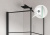 Душевой уголок Berges Dark 061020L 90х90, L, профиль черный матовый Душевой уголок Berges Dark 061020L 90х90, L, профиль черный матовый