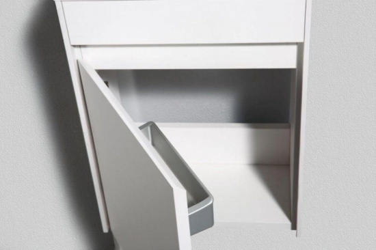 Тумба с раковиной BelBagno Pietra Mini 40 L bianco lucido