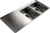 Мойка кухонная Reginox Nevada 30x30 LUX OKG right L сталь