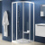 Душевой уголок Ravak SKCP4-80 Transparent, профиль белый Душевой уголок Ravak SKCP4-80 Transparent, профиль белый