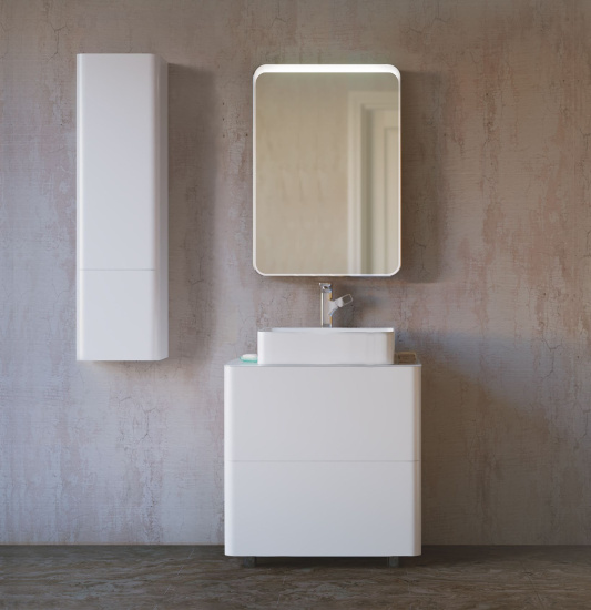 Тумба с раковиной Raval Pure 65, напольная