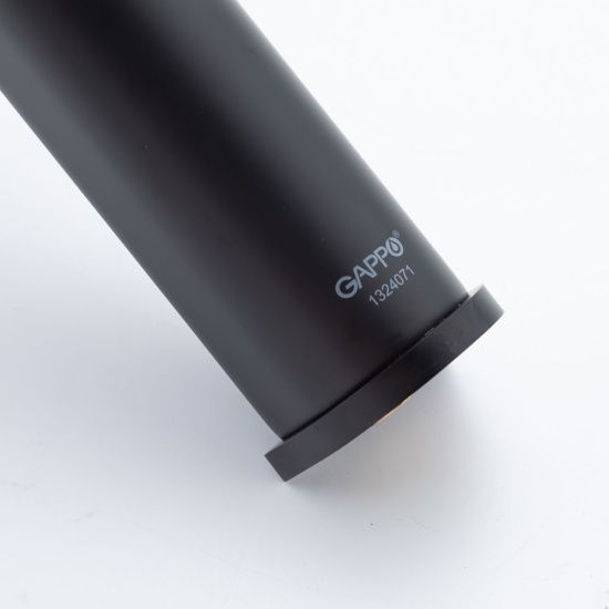Смеситель для раковины высокий Gappo G1010-26, черный