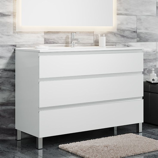 Мебель для ванной Sanvit Авеню 3 120, белая