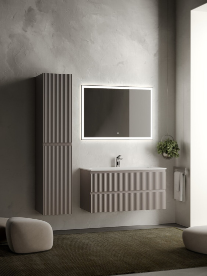 Тумба с раковиной Sancos Snob R 100 Doha Soft SNR100SM, подвесная