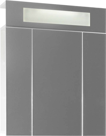 Зеркало-шкаф Vod-Ok Квадро 60 с подсветкой