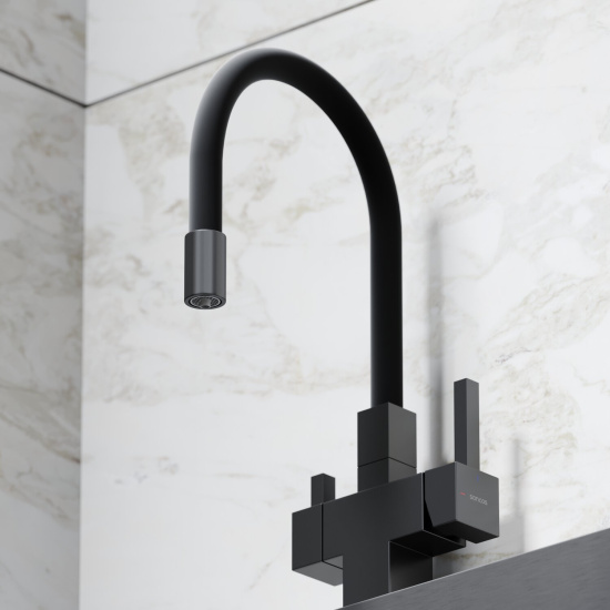Смеситель для кухни Sancos Arno SC4005MB, матовый черный