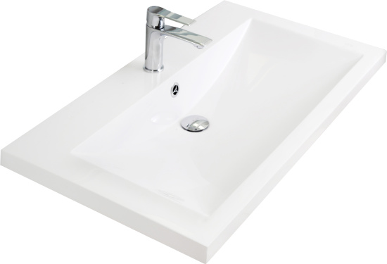 Мебель для ванной Art&Max Platino 75 подвесная, светло-серая матовая