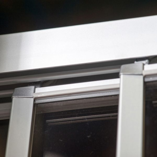Шторка на ванну GuteWetter Practic Part GV-403A правая 171-175 см стекло бесцветное, профиль матовый хром