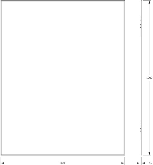 Зеркало Evoform Standard BY 0234 80x100
