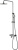 Душевая стойка Lemark Bronx LM3762GM графит Душевая стойка Lemark Bronx LM3762GM графит