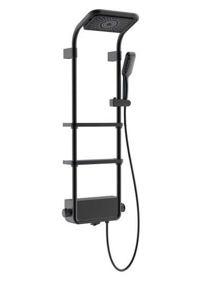 Душевая стойка AQUAme AQM8003B с термостатом