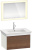 Тумба с раковиной Duravit White Tulip 75 американский орех, белый шелковисто-матовый Тумба с раковиной Duravit White Tulip 75 американский орех, белый шелковисто-матовый