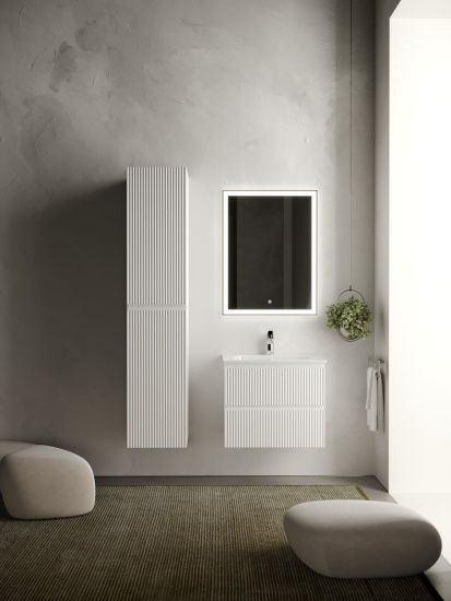 Тумба с раковиной Sancos Snob R 60 Bianco SNR60W, подвесная