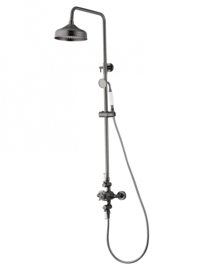 Душевая стойка Wonzon & Woghand Retro WW-B3041-BGG с термостатом