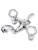 Смеситель для ванны Fiore Xt Sky Swarovski® 17CR0600, хром