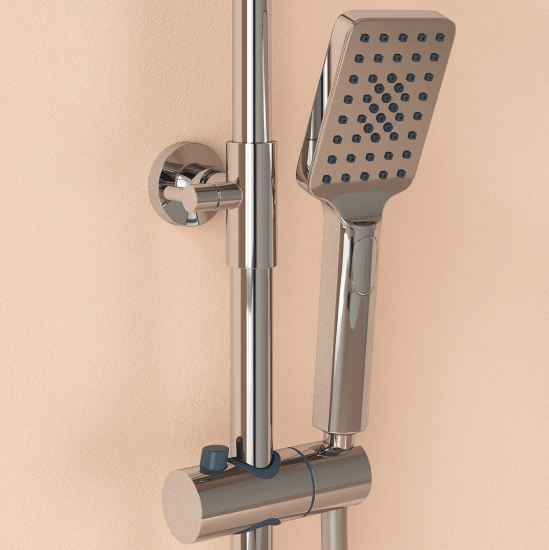 Душевая стойка Sancos Kanedo SC7100CH термостат, хром