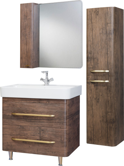Зеркало Bellezza Олимпия 60 L орех