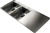 Мойка кухонная Reginox Nevada 30x30 LUX OKG left L сталь