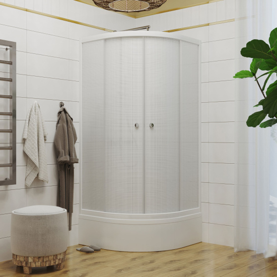 Душевой уголок Triton Стандарт Щ0000041041 100х100 см белый, с поддоном