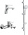 Душевой комплект Orange Mari M07-311cr два смесителя + Душевой гарнитур Orange O-Shower