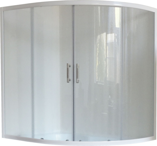 Шторка на ванну Royal Bath Alpine RB 150ALP-T 150 см, прозрачное стекло