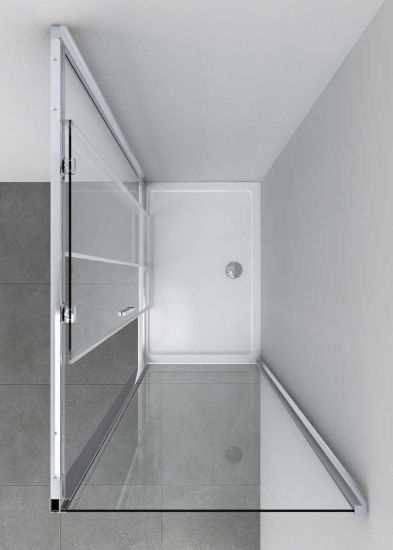 Душевой уголок Vincea Soft VSR-3SO9011CL 110х90 см, профиль хром
