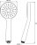 Душевая лейка Ravak Flat S 960.00 Душевая лейка Ravak Flat S 960.00