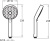 Душевая лейка Jacob Delafon Awaken E72415RU-CP Душевая лейка Jacob Delafon Awaken E72415RU-CP