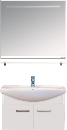 Тумба с раковиной Misty Джулия 85 белая White