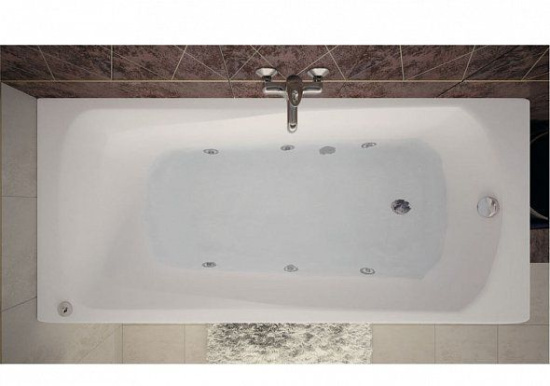 Акриловая ванна Aquanet Roma 160x70