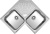 Мойка кухонная Reginox Montreal LUX KGOKG сталь Мойка кухонная Reginox Montreal LUX KGOKG сталь