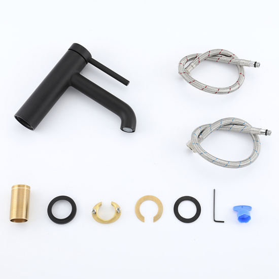 Смеситель для раковины Gappo G1006-6, черный
