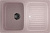Мойка кухонная Ulgran U-502-315 розовая