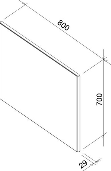 Мебель для ванной Ravak столешница I 120 белая
