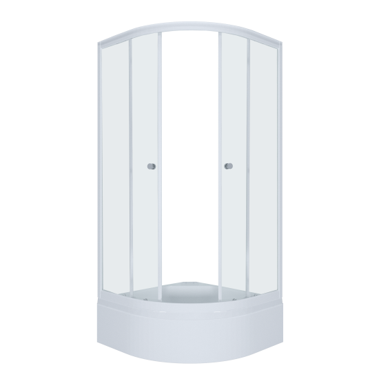 Душевой уголок Triton Ультра Щ0000039052 100х100 см белый, с поддоном