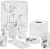 Стакан Kassatex Arabesco white/black, для зубных щеток Стакан Kassatex Arabesco white/black, для зубных щеток