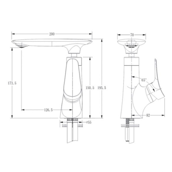 Смеситель для раковины Kaiser Modern 99211