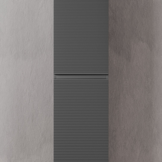 Шкаф-пенал Sancos Folk 35 Grey soft, подвесной