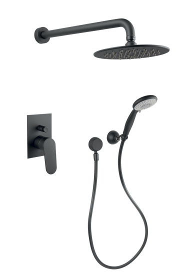 Душевая система Fiore Kevon Black Matt 81NN7557 черная