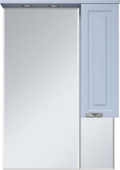 Зеркало Misty Терра R 70 серое