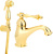 Смеситель для раковины Migliore Bomond 26887 с гигиеническим душем, золото